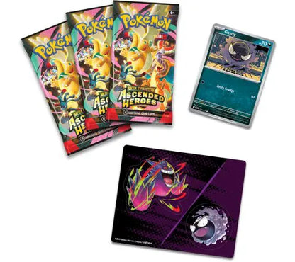 Ascended Heroes Tech Sticker Collection Gastly-inhoud