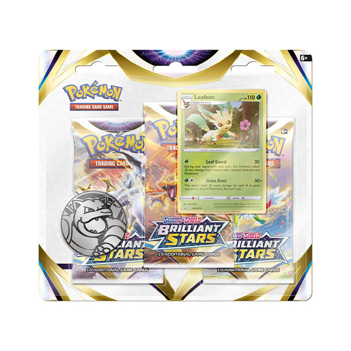 Brilliant Stars 3 Pack Blister Leafeon