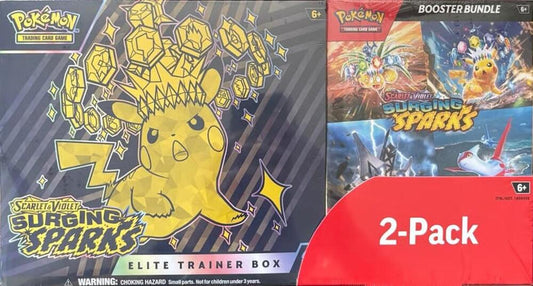 Pokemon Surging Sparks Elite Trainer Box + Booster Bundle Costco (USA)