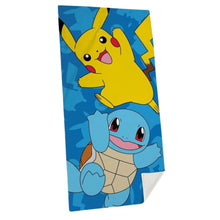 Pokémon Handdoek / Strandlaken Pikachu & Squirtle