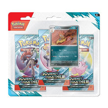 Pokemon Journey Together 3 Pack Blister - Scrafty - TCG Brothers